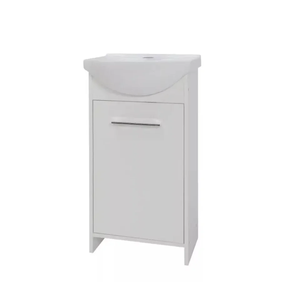 Cabinet with sink Astor, White gloss, 45 cm order